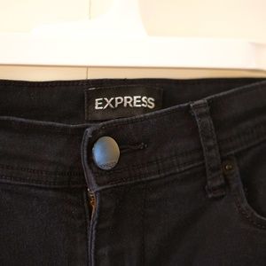 Express Black Skinny  Stretch Jeans